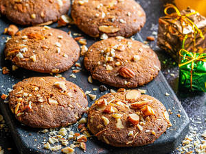 Gluten Free Sugar Free Almond Cookies (6 Pcs)