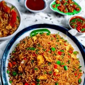 Schezwan Mixed Fried Rice - Meat
