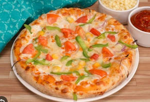 Capsicum Tomato Pizza