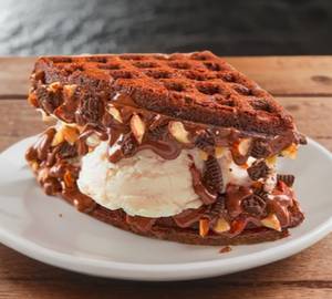 Rocky road waffle