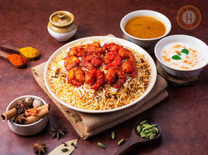 Prawns Fry Biryani (serves-2)