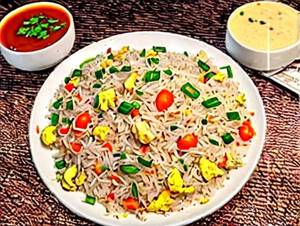 Chicken egg fried rice