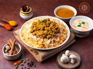 Mushroom Biryani (serves-2)