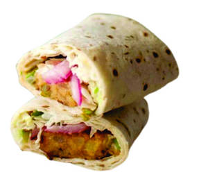 Aloo Tikki Wrap