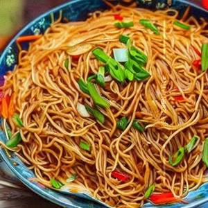 Egg. Shanghai Noodles