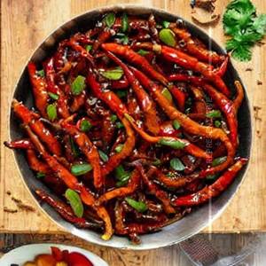 Chilli Mushroom Dry