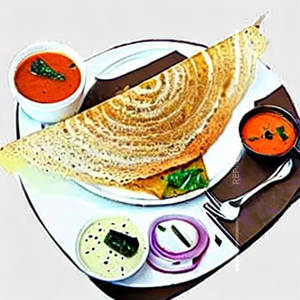 Schezwan Rava Dosa
