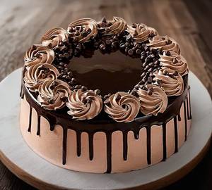 Cream chocolate cake
