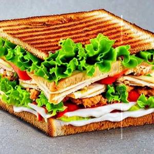 Chicken Fillet Club Sandwich