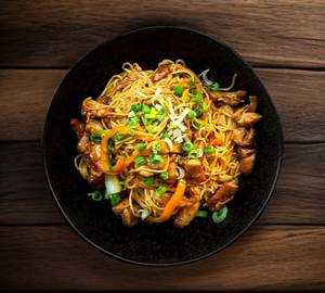 Chicken Burnt Chilly Garlic Noodles
