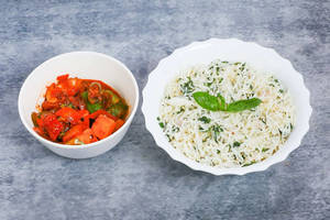 Basil Rice & Spicy Curry