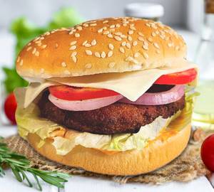 Veg ultimate cheese burger