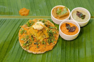 Open Butter Masala Dosa