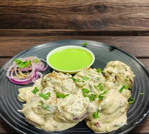 Chicken Malai Momos [8 Pieces]