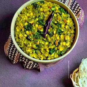 Cheese Sweetcorn Palak Khichdi