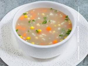 Veg sweet corn soup