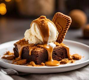 Biscoff Brownie Sundae