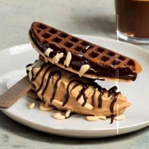 Peanut Butter Popsicle Waffle