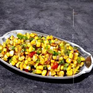 Crispy Spinash in Sweet Corn