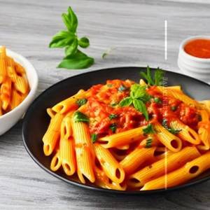 Wheat Red Sauce Corn Pasta