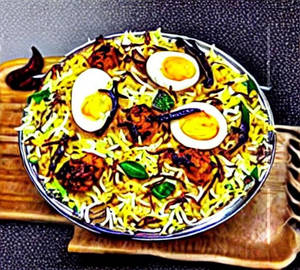 Egg Hydrabadi Biryani