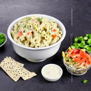 Macaroni Salad in White Sauce