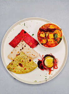 Kadai Paneer With Roti