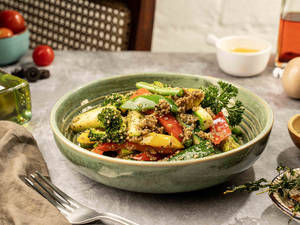 Charred Tender Green & Quinoa Salad
