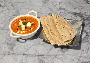 Paneer Butter Masala +3pc Rumali Roti