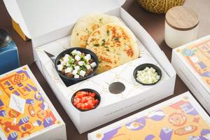 Channa Paneer With Baked Kulcha (2 Pcs)