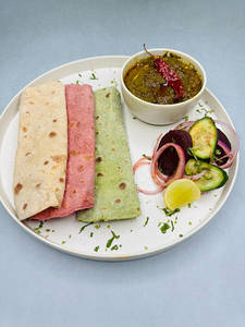 Palak Paneer Meal With Roti