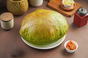 Jain Spinach Bhatura