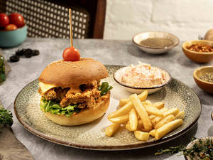 Crispy Fried Chicken Burger