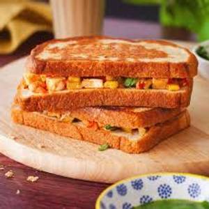 Paneer Chilli Sandwich.