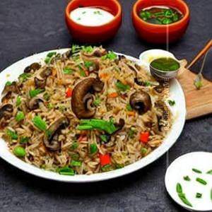 Mushroom Fried Rice