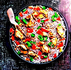 Chicken Crispy Fried Rice