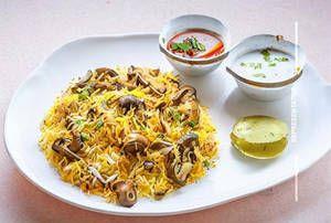 Mushroom Biriyani