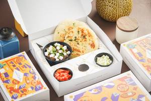 Channa Paneer With Baked Kulcha (2 Pcs)