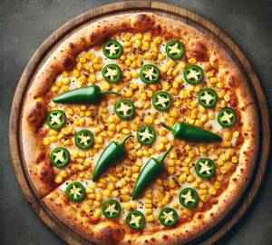 Corn Red Jalapeno Pizza