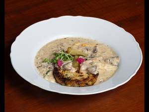 Mushroom Fricasse & Blue Cheese