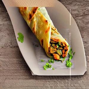 Double Egg Prawn Mughlai Roll 