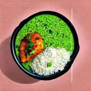 Chicken Green Rice