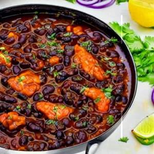 Fish Cooked in Choice Of Your Sauce Black Beans