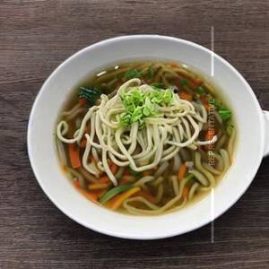Vegetables Noodles Clear Soup
