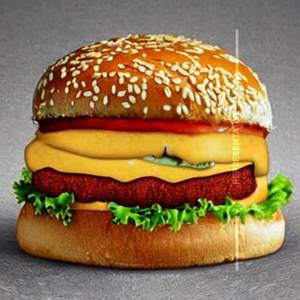 Aloo tikki Cheese Burger