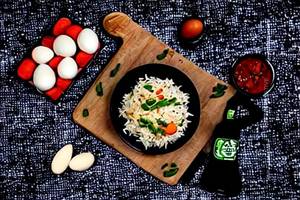 Egg Chilli Garlic Rice