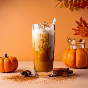 Pumpkin Spiced Iced Latte.