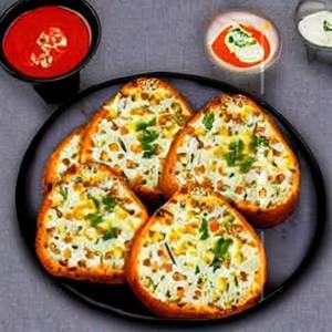 Paneer Makhani Garlic Bread