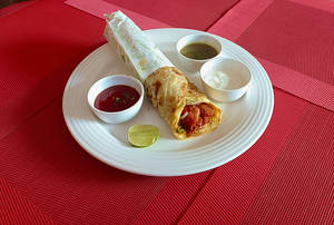 Double Egg Double Chicken Roll