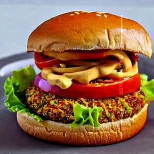 Spicy Veg Burger